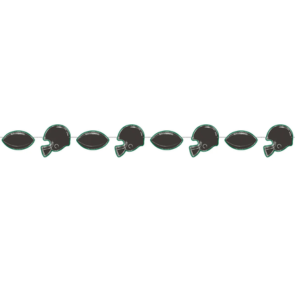 Kickoff Football Paper Garland, 8.5 ft