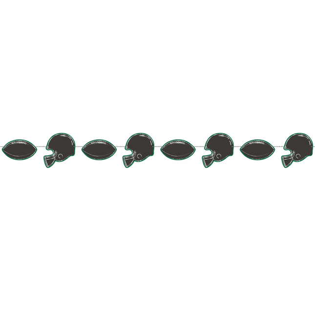 Kickoff Football Paper Garland, 8.5 ft