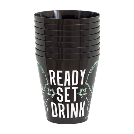 Kickoff Football Plastic Shot Glasses, 8ct