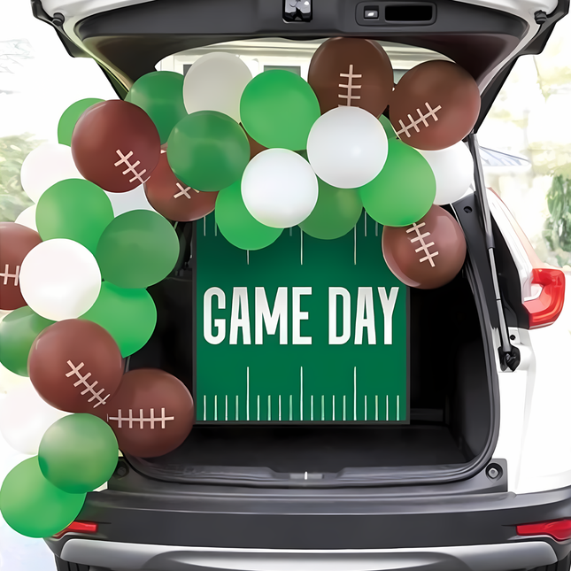 Kickoff Football Tailgate Latex Balloon Garland and Poster Kit
