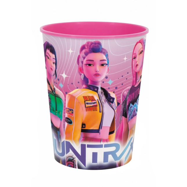 Kpop Demon Hunters Party Plastic Favor Cup, 16 oz, 1ct