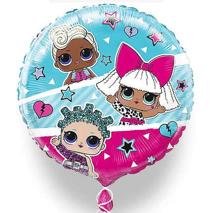 LOL Surprise set component: LOL Surprise Round Foil Balloon, 18"