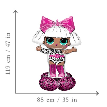 LOL Glam Diva Airloonz Foil Balloon 47"