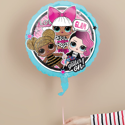 LOL Glam Glitter On! Round Foil Balloon 18″