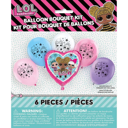 LOL Surprise Balloon Kit, 6 Count