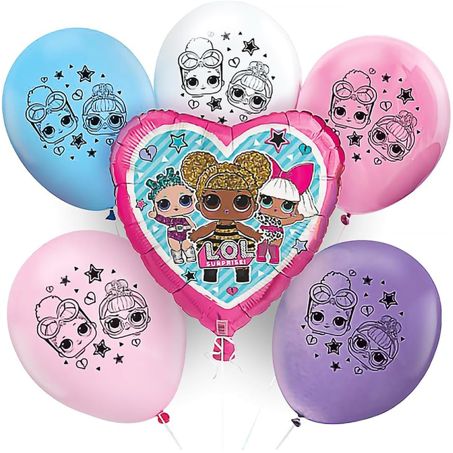LOL Surprise Balloon Kit, 6 Count