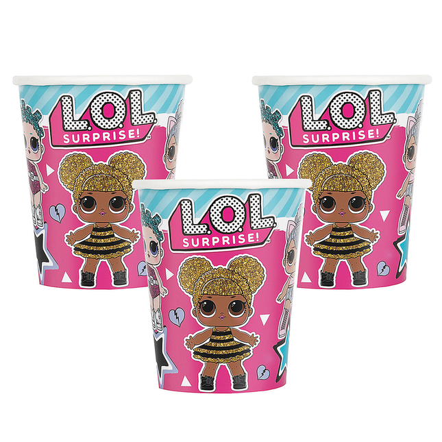 LOL Surprise Cups, 9 oz., 8 Count