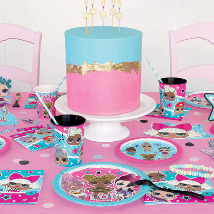 LOL Surprise Plates 9 inches, 8ct