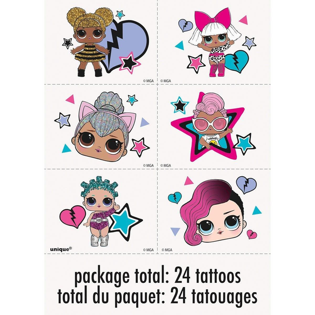 LOL Surprise Tattoo Sheets