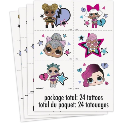 LOL Surprise Tattoo Sheets