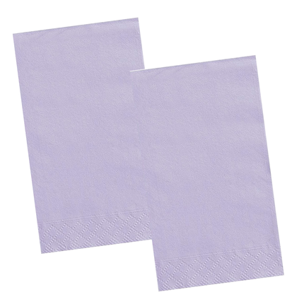 Lavender Solid Guest Towels, 20ct