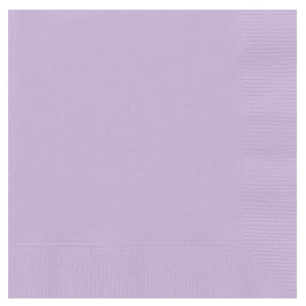 Lavender Solid Luncheon Paper Napkins, 20ct