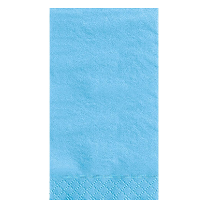 Light Blue Solid Guest Towels, 20ct