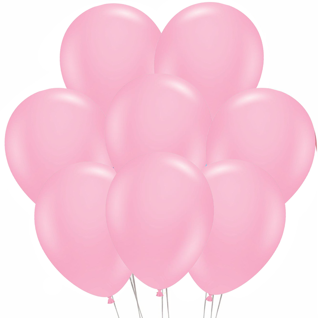 Light Pink Latex Balloons 12" 8 ct