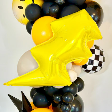 Lightning Bolt Foil Balloon 36"