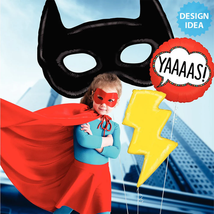 Lightning Bolt Foil Balloon 36"