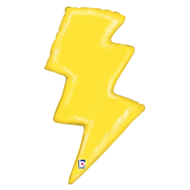 Lightning Bolt Foil Balloon 36"