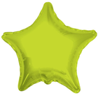 Lime Green Star Foil Balloon 18