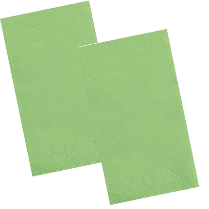 Lime Green Solid Guest Towels, 20ct