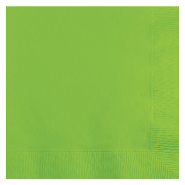 Lime Green Solid Luncheon Paper Napkins, 20ct