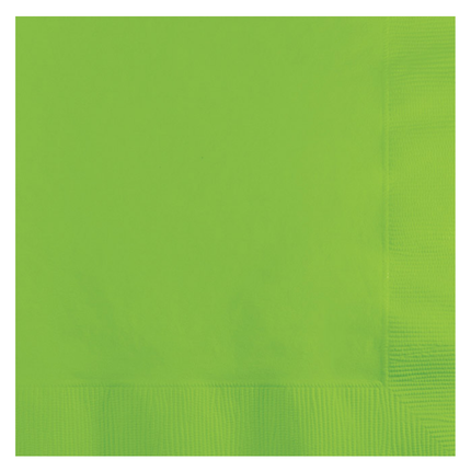Lime Green Solid set component: Lime Green Solid Luncheon Paper Napkins, 20ct