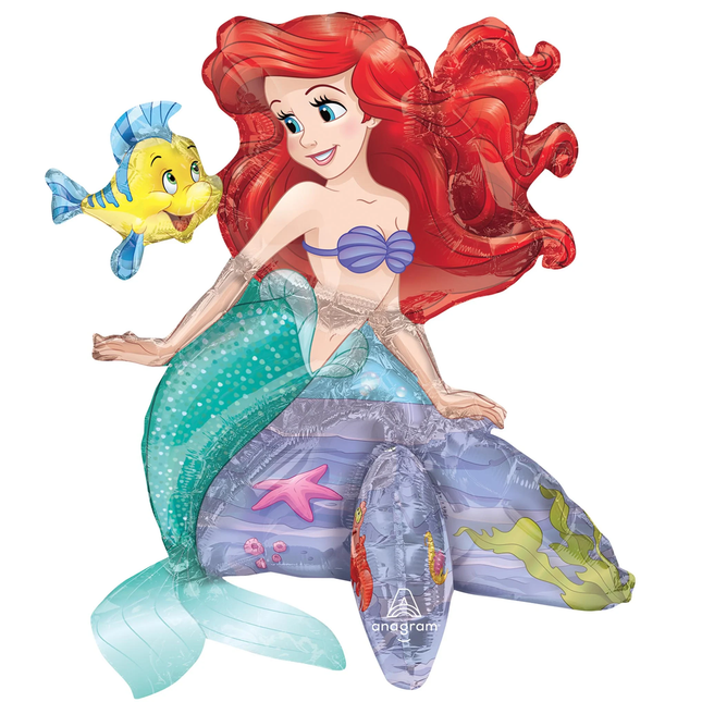 Little Mermaid Centerpiece Balloon Inflate with Air 20"