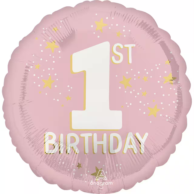 Little Miss One-derful 1st Birthday Foil Balloon 18", 1ct
