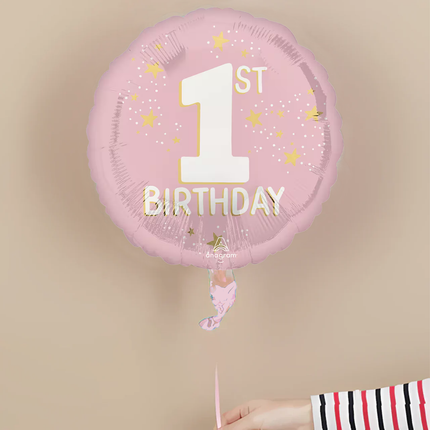 Little Miss One-derful 1st Birthday Foil Balloon 18", 1ct