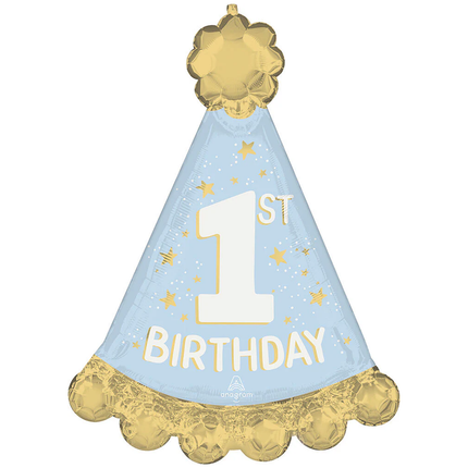 Little Mister One-derful Satin Foil Balloon Bouquet