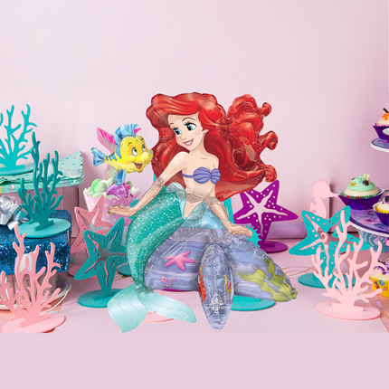 Little Mermaid Centerpiece Balloon Inflate with Air 20"