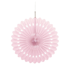 Lovely Pink Solid Tissue Paper Fan 16