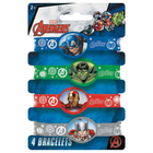 Marvel Avengers bracelet set packaging with superhero characters on a white background