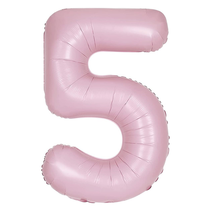 Number 5 foil balloon included in this birthday set