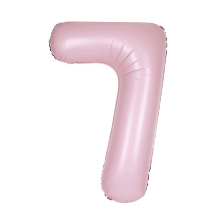 Number 7 foil balloon included in this birthday set