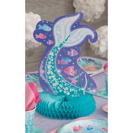 Mermaid Honeycomb Centerpiece, 14"