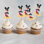 Mickey Mouse Custom Face Cupcake Toppers for Birthdays 10 ct