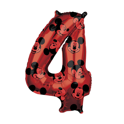 Mickey Mouse 4 Number Foil Balloon 26″