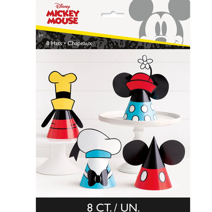 Mickey Mouse Cone Party Hats