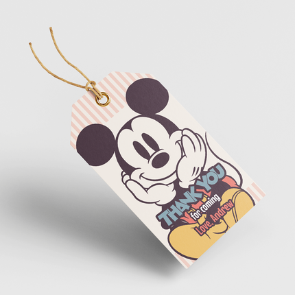Mickey Mouse Retro Custom Thank You Cards, 8 ct