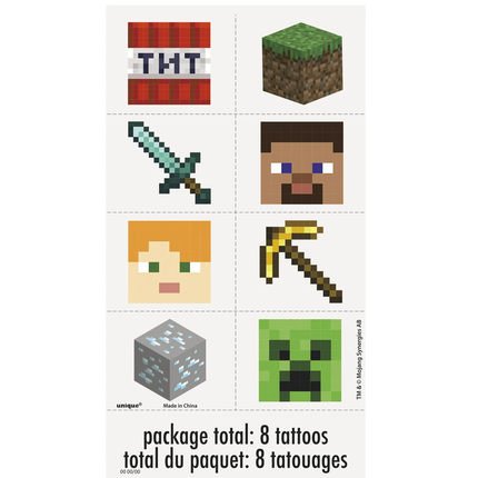 Minecraft Birthday Party Favor Kit, 48pc