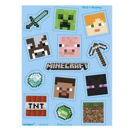 Minecraft Birthday Party Favor Kit, 48pc