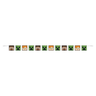 Minecraft Party Garland Banner 8ft