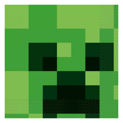 Minecraft Paper Party Lunch Napkins 16ct 