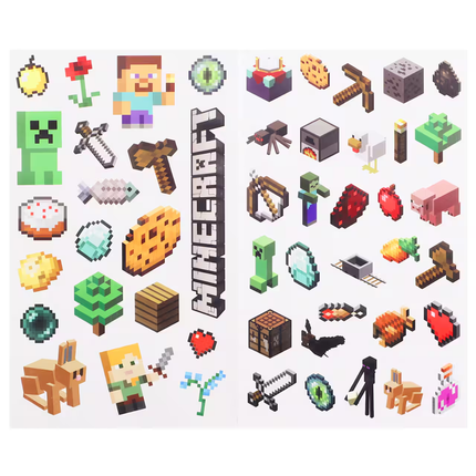 Minecraft Sticker 4 Sheets
