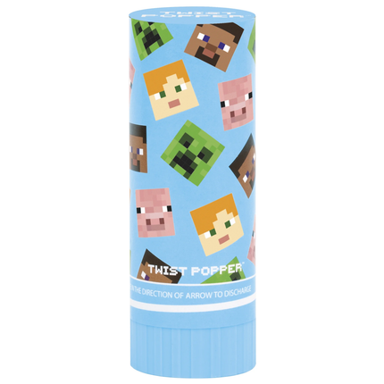 Minecraft Party Twist Poppers, 3ct