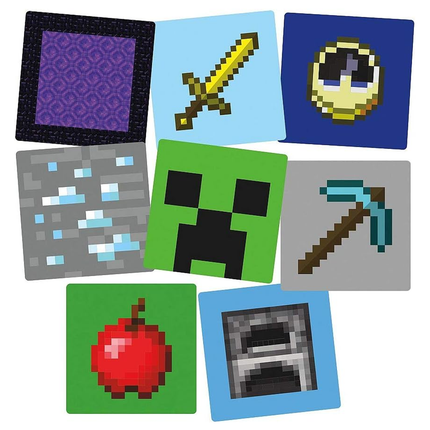 Minecraft® Lenticular Stickers - 16 Pc