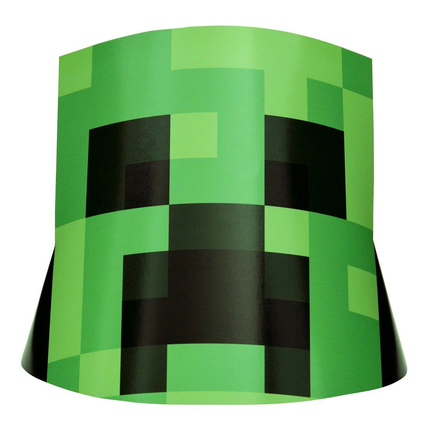 Minecraft Party Hats, 8 ct