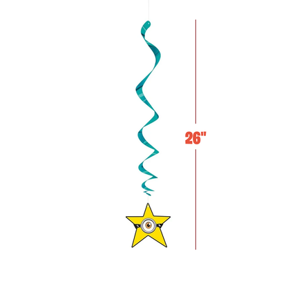 Minions 3 26" Hanging Swirl Decorations 3ct