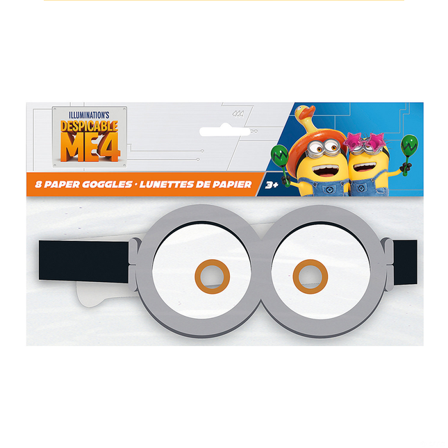 Minions Despicable Me 4 Cardstock Goggles
