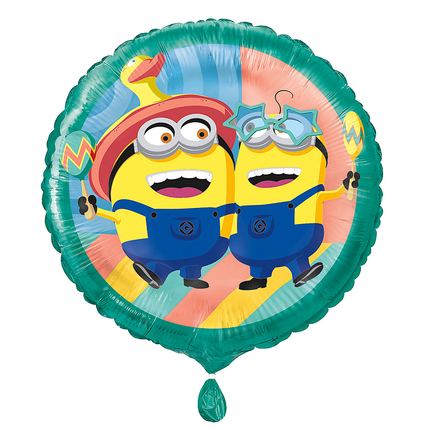 The Minions foil balloon included in this set